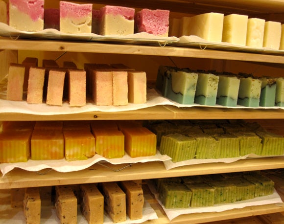 Soap discount curing shelves